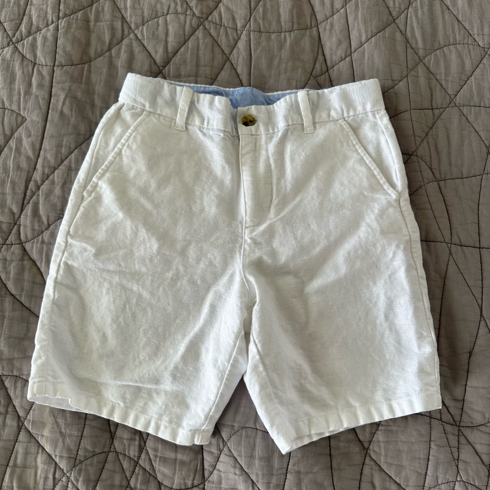 Janie and Jack boys linen shorts.